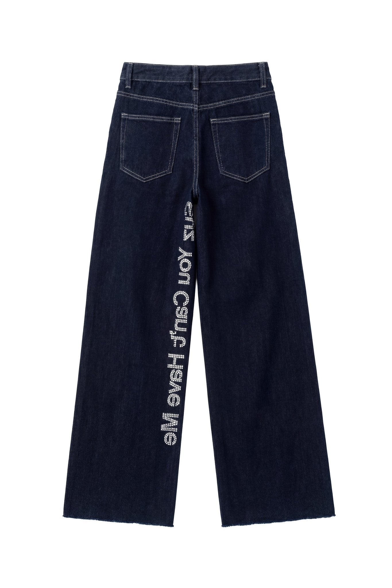 Bigall Denim "DIVA" CuzYouCan't Dark Blue/Glitter - BASEDODICI®