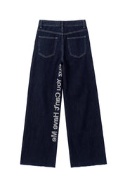 Bigall Denim "DIVA" CuzYouCan't Dark Blue/Glitter - BASEDODICI®