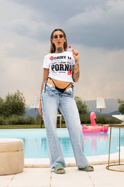 Bigall Denim “DIVA” P*rno Kiss Light Blue - BASEDODICI®