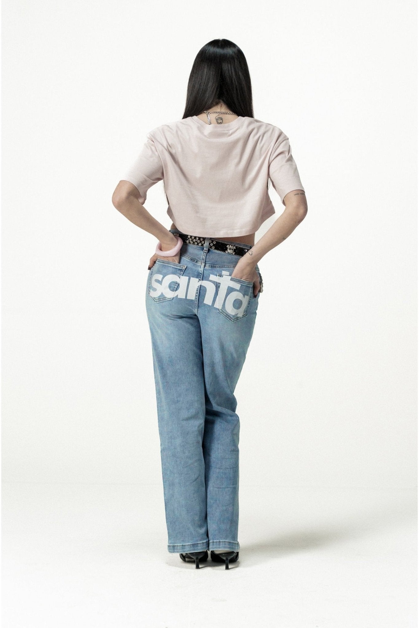 Bigall Denim "DIVA" Santa Light Blue - BASEDODICI®