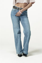 Bigall Denim "DIVA" Santa Light Blue - BASEDODICI®