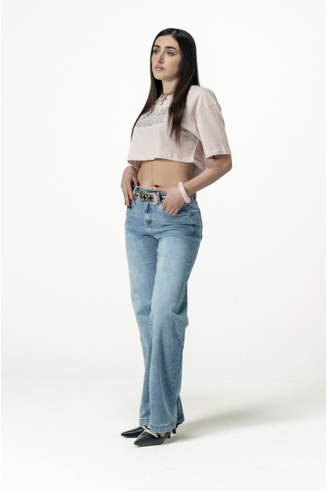 Bigall Denim "DIVA" Santa Light Blue - BASEDODICI®