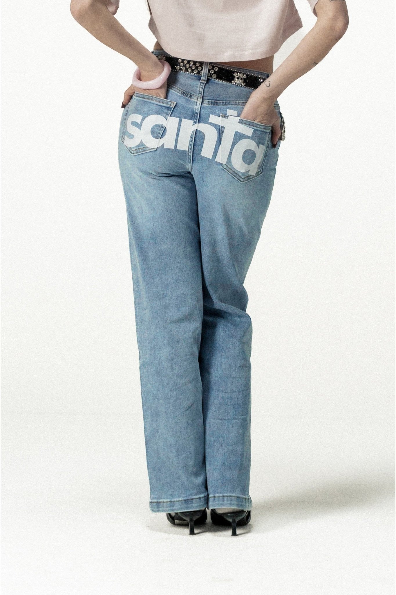 Bigall Denim "DIVA" Santa Light Blue - BASEDODICI®