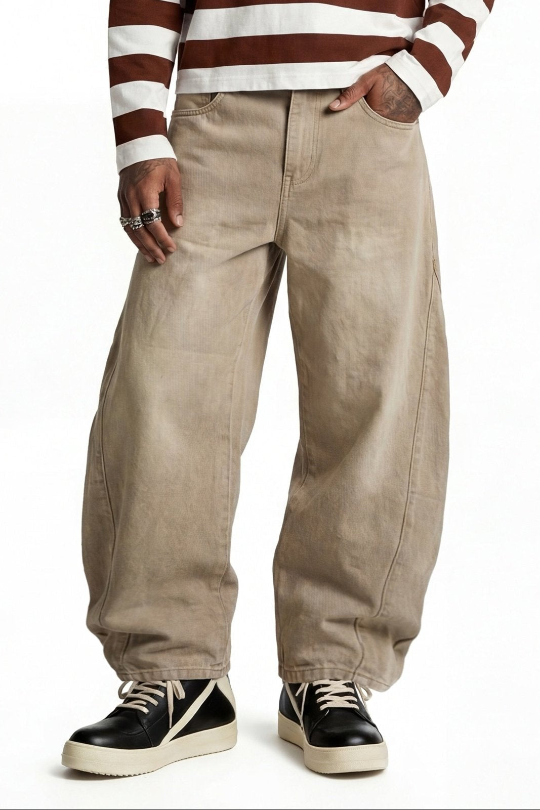 Bigall Denim "FOR DREAMERS" Rudeboy Beige - BASEDODICI®
