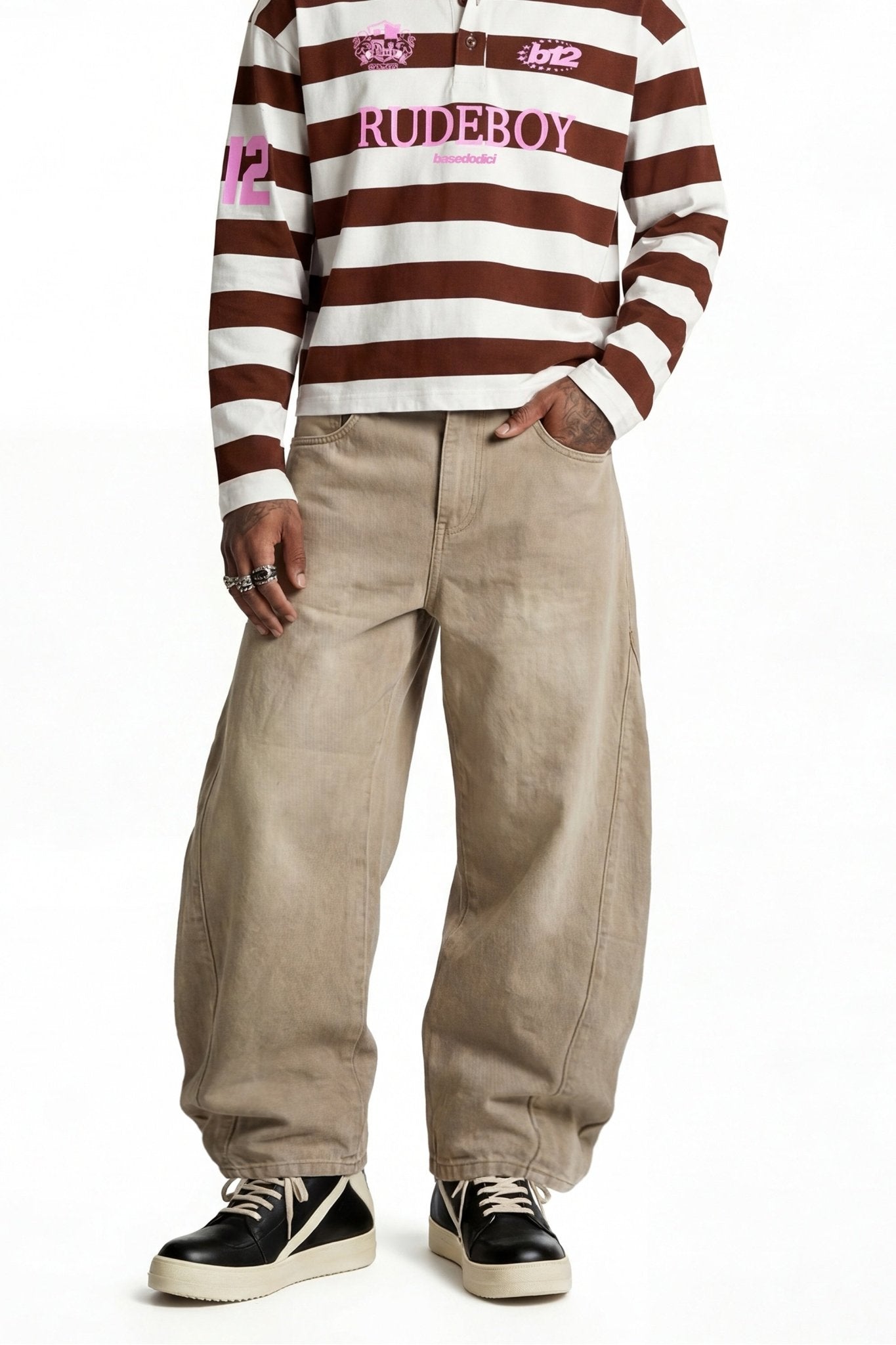 Bigall Denim "FOR DREAMERS" Rudeboy Beige - BASEDODICI®