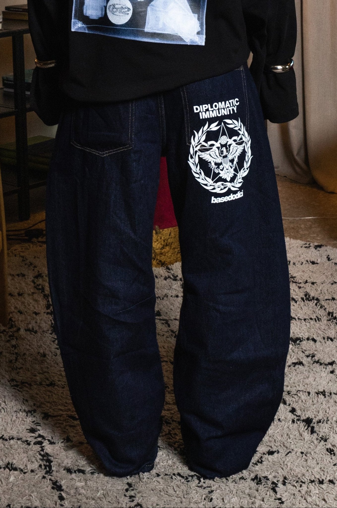 Bigall Denim "WORLD TOUR" Diplomatic Blue Raw - BASEDODICI®