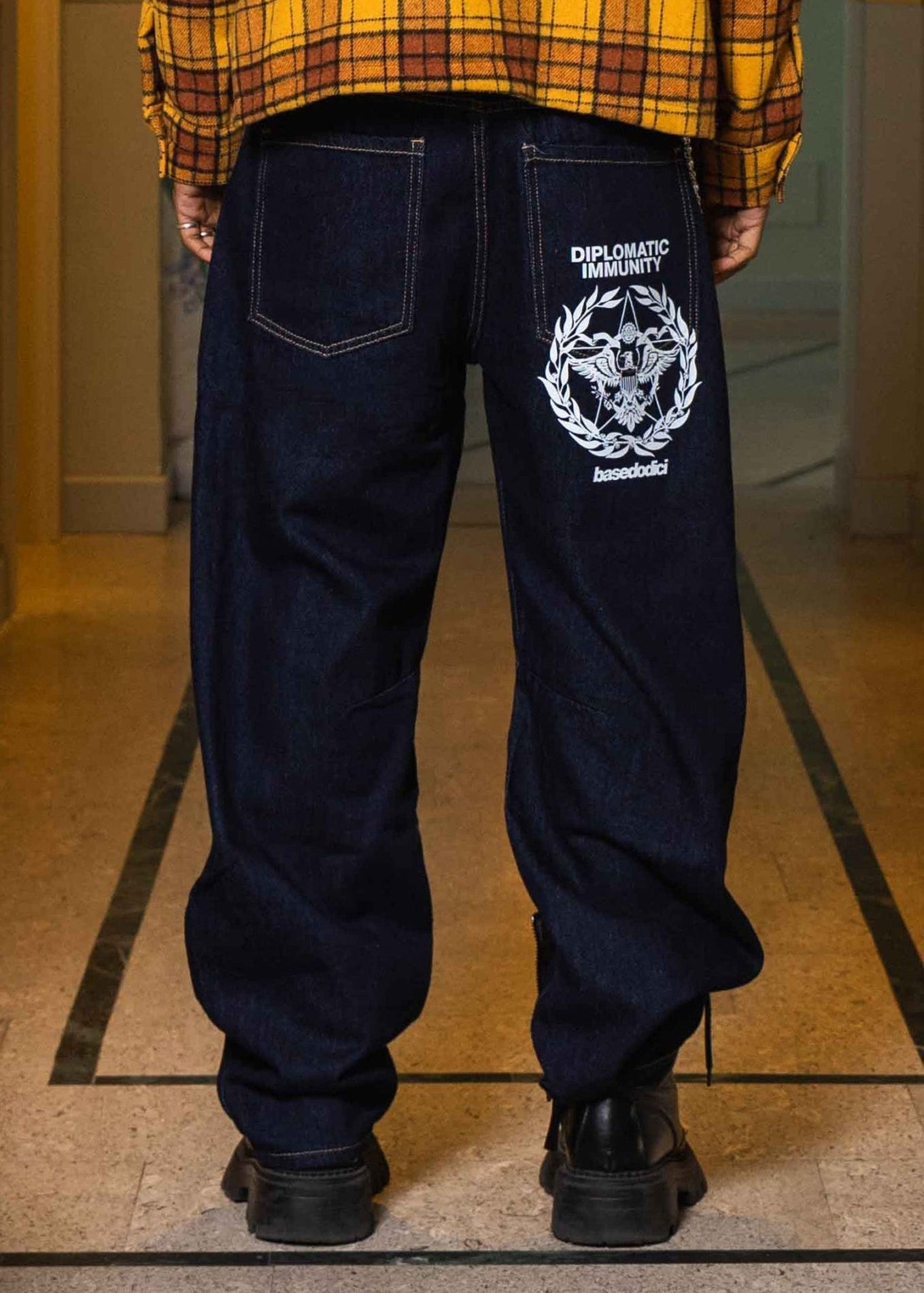 Bigall Denim "WORLD TOUR" Diplomatic Blue Raw - BASEDODICI®