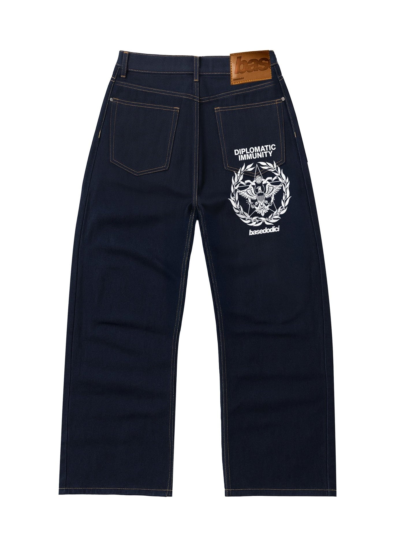 Bigall Denim "WORLD TOUR" Diplomatic Blue Raw - BASEDODICI®