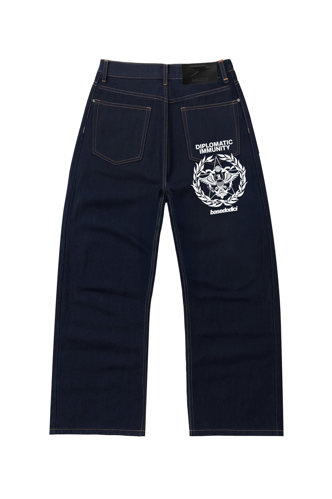 "WORLD TOUR" Bigall Denim Diplomatic Blue Raw
