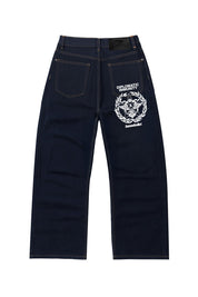 "WORLD TOUR" Bigall Denim Diplomatic Blue Raw