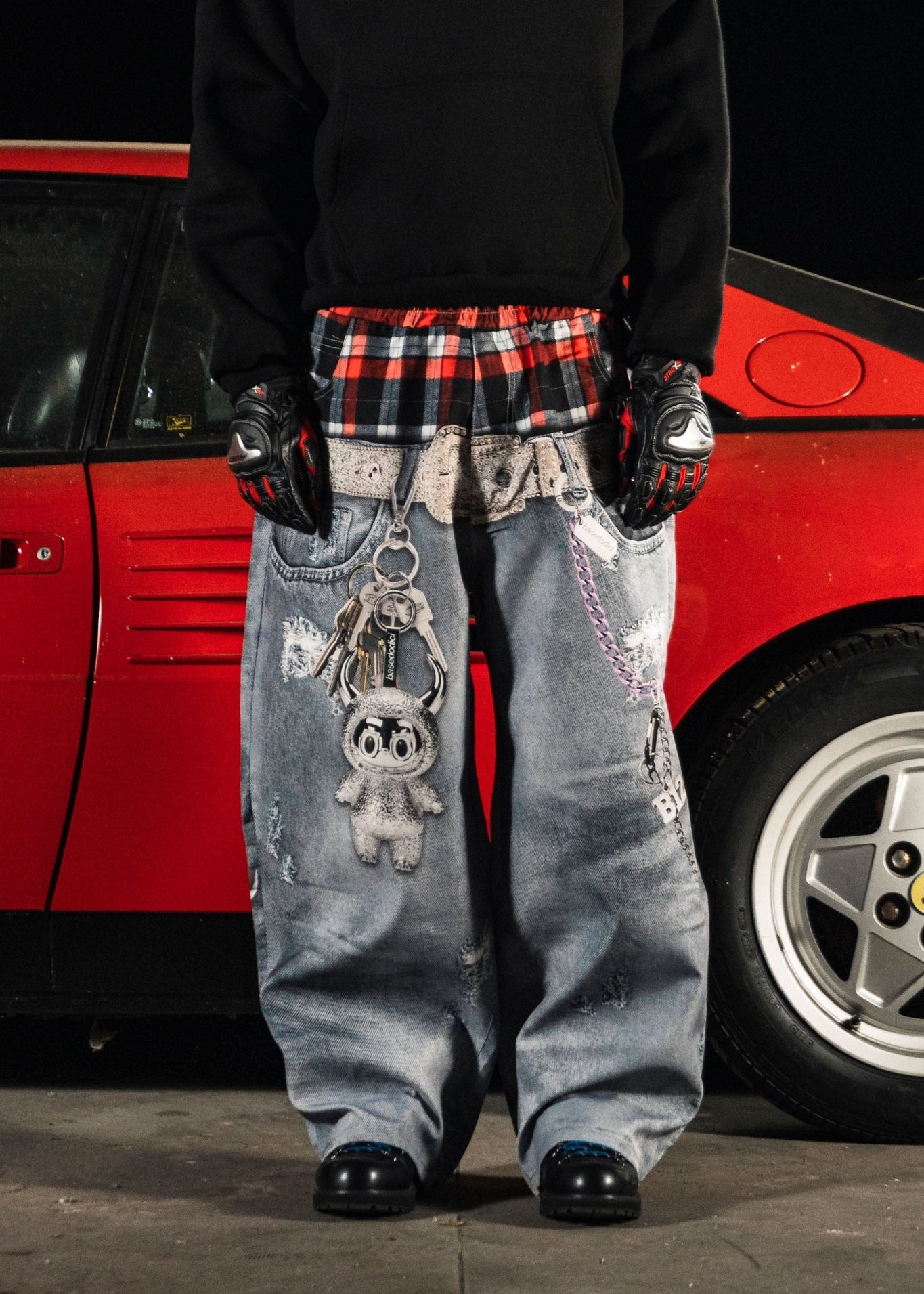 Bigall Graphic "DETROIT" Double Waist - BASEDODICI®