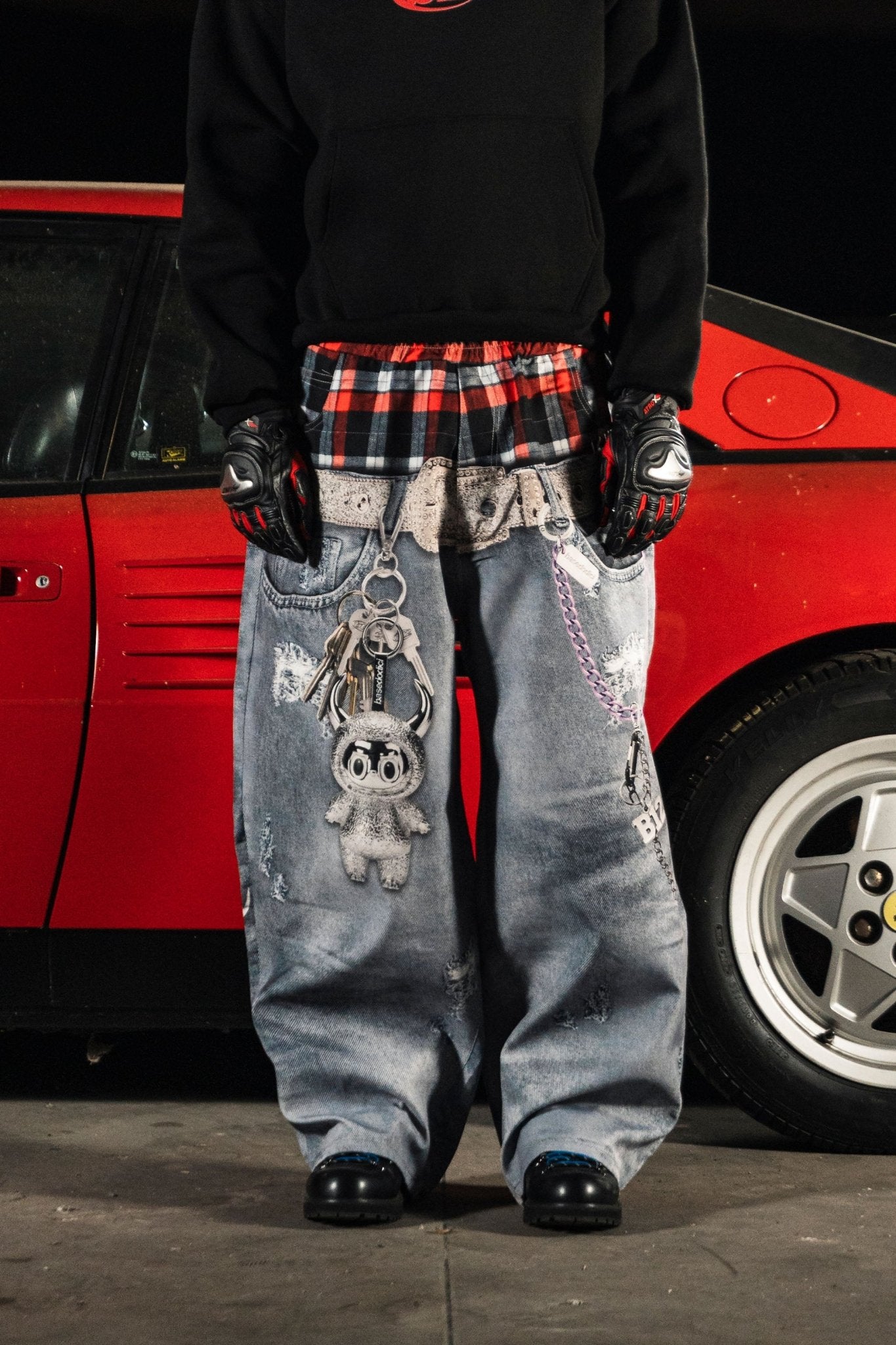 Bigall Graphic "DETROIT" Double Waist - BASEDODICI®