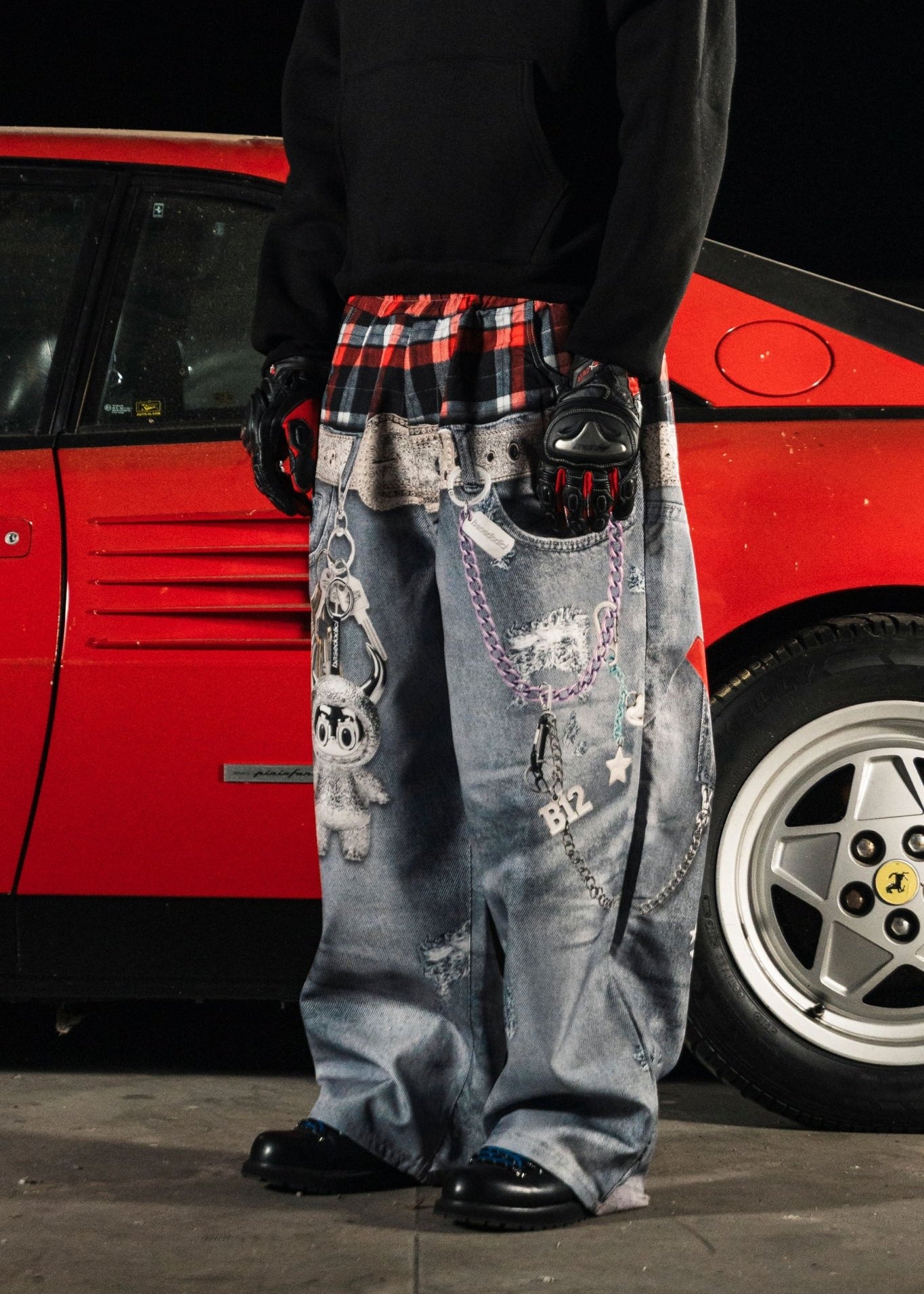 Bigall Graphic "DETROIT" Double Waist - BASEDODICI®