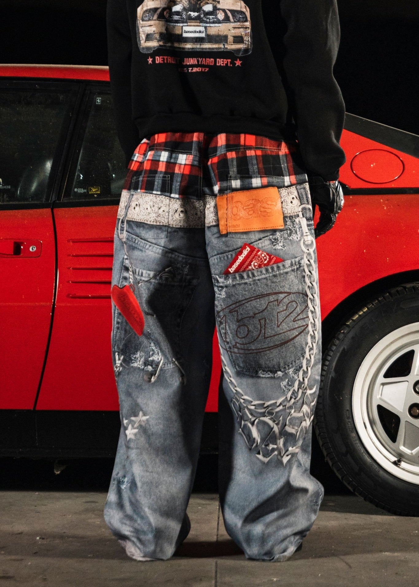 Bigall Graphic "DETROIT" Double Waist - BASEDODICI®