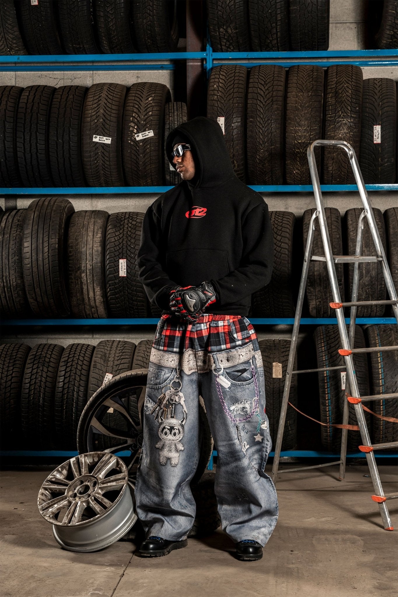 Bigall Graphic "DETROIT" Double Waist - BASEDODICI®