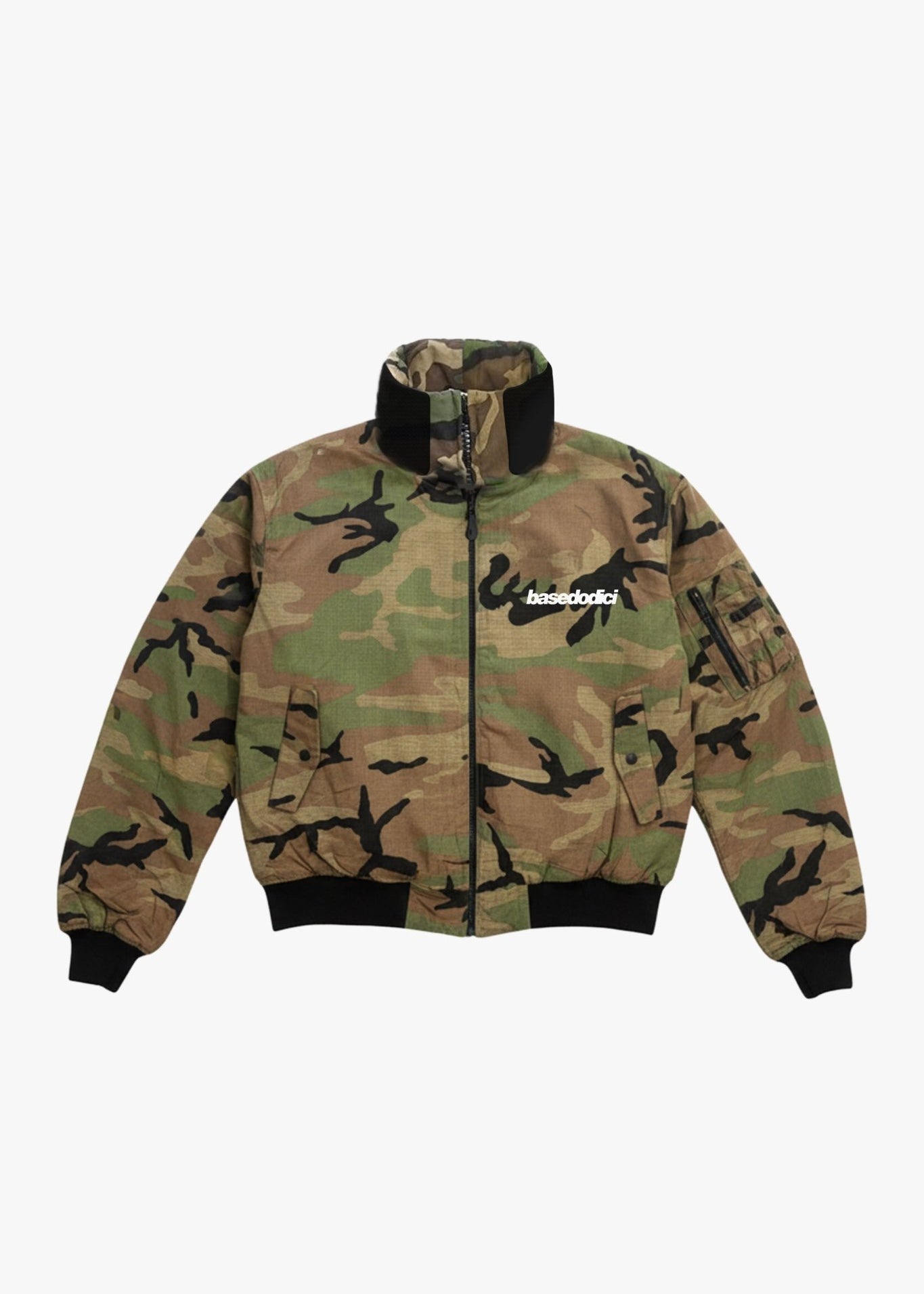 Bomber Jacket "RUDEBOY LDN" Camo - BASEDODICI®
