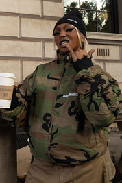 Bomber Jacket "RUDEBOY LDN" Camo - BASEDODICI®