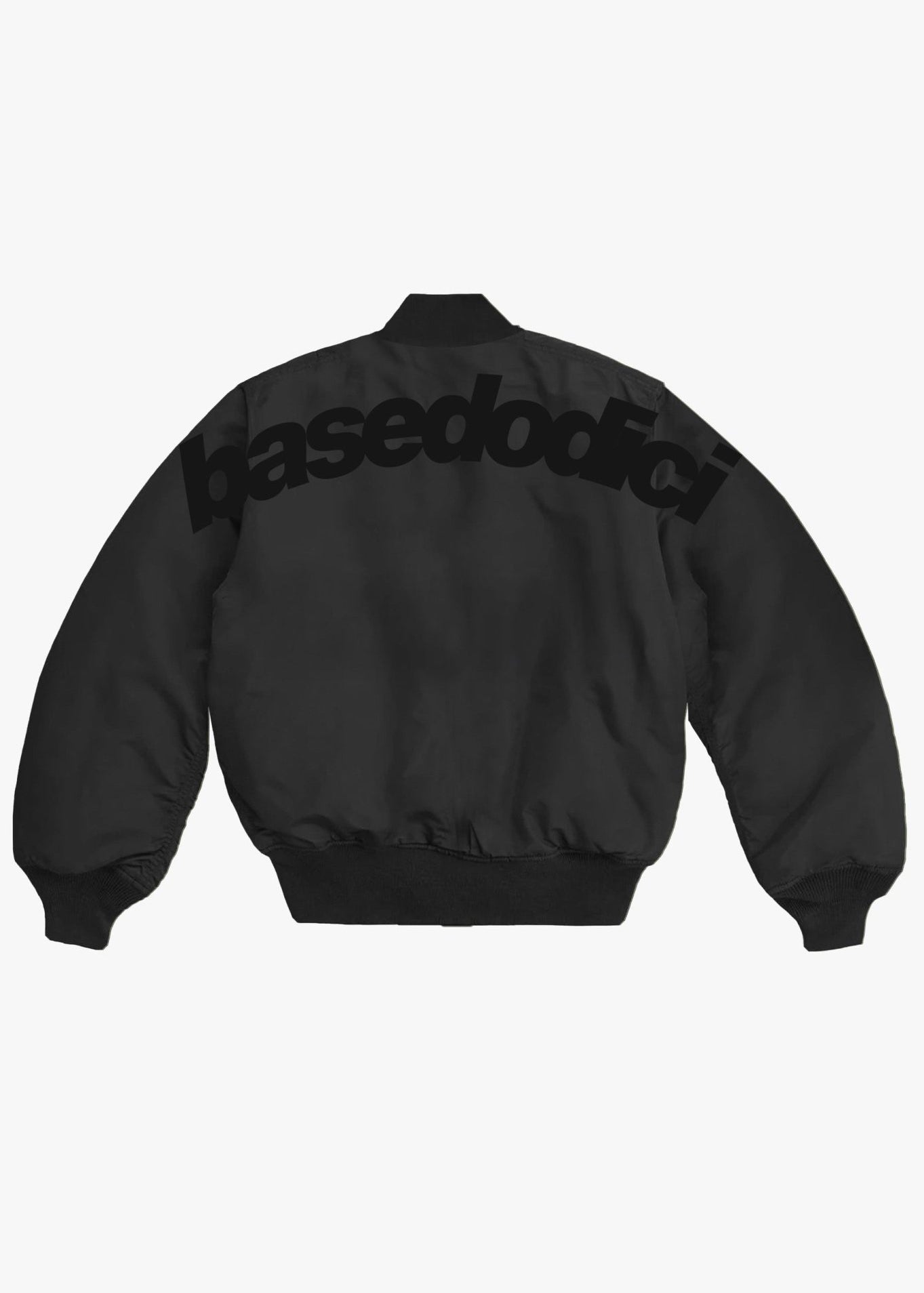 Bomber Jacket "WORLD TOUR" Black - BASEDODICI®