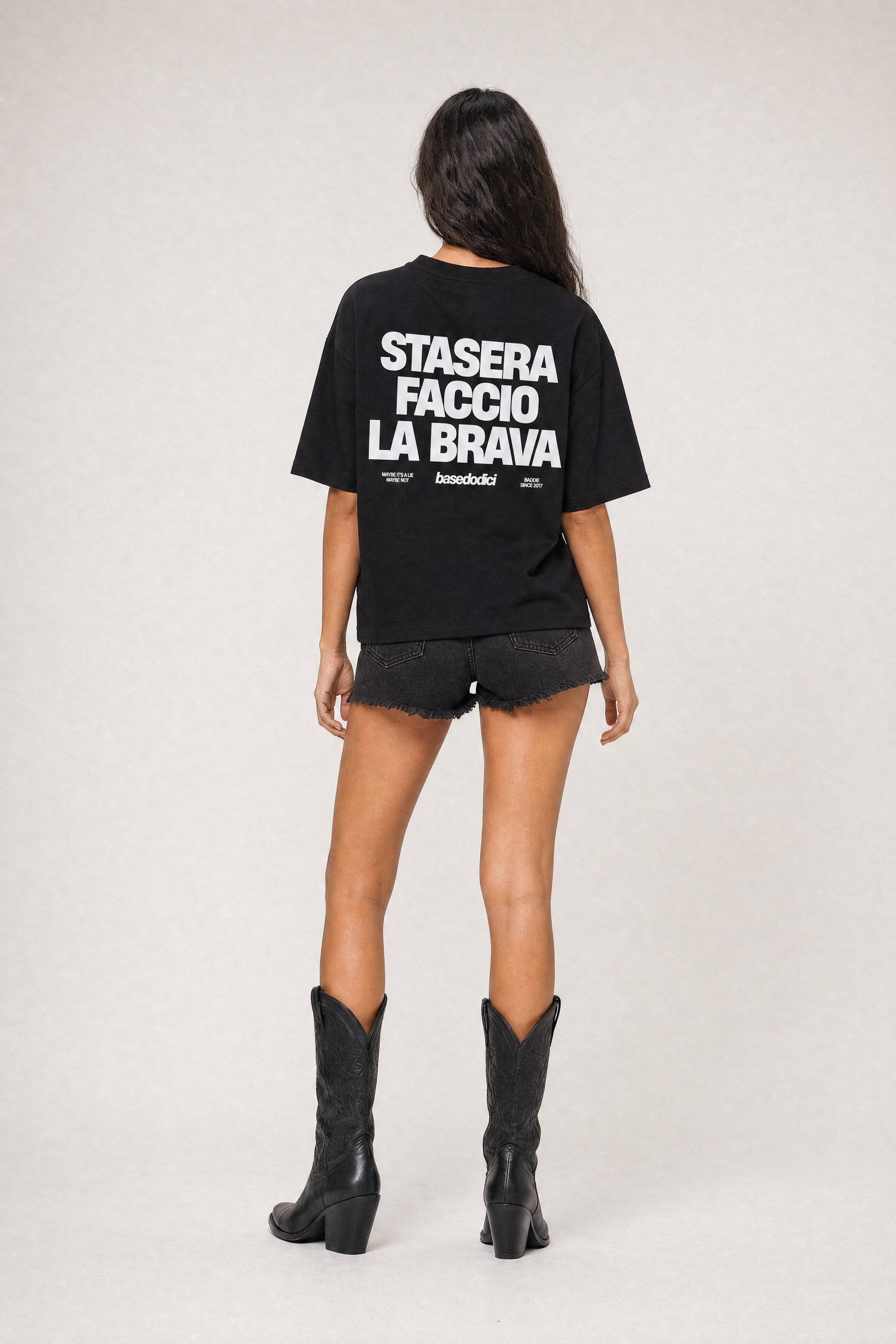 T-Shirt "COPY&PASTE" FaccioLaBrava Black/White