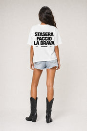 T-Shirt "COPY&PASTE" FaccioLaBrava White/Black