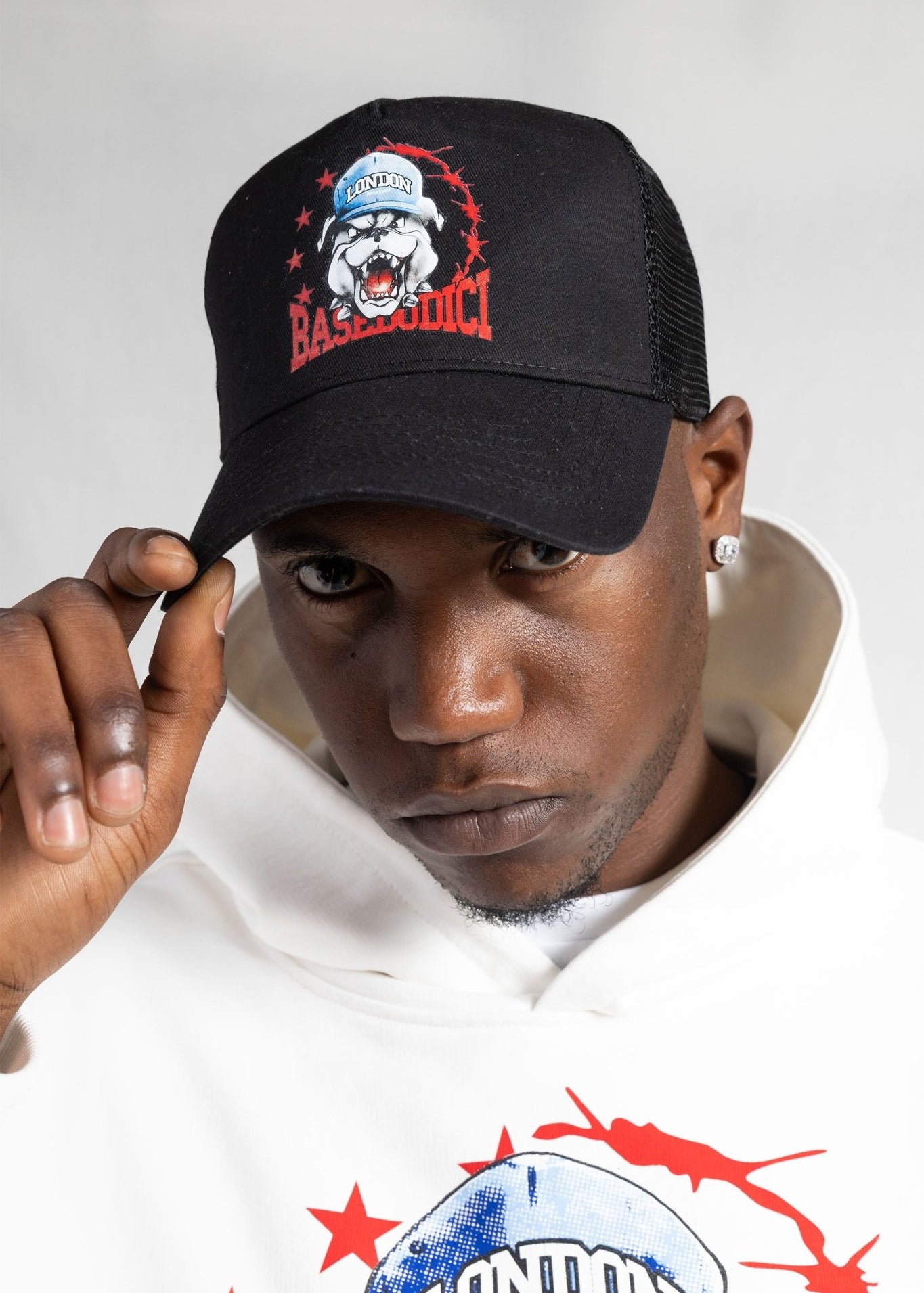 Cap "RUDEBOY LDN" Bull Black - BASEDODICI®