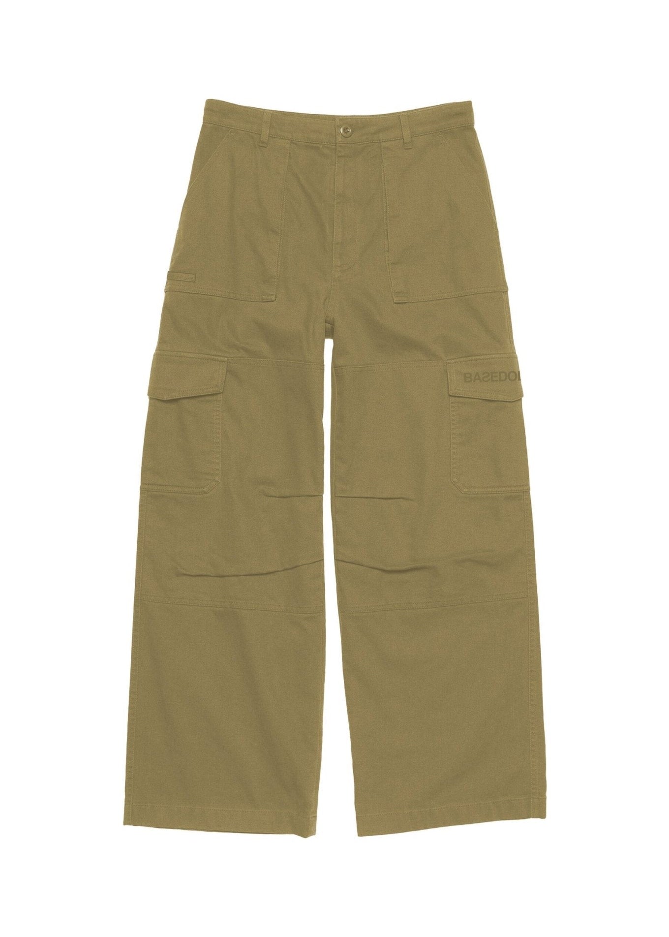 Cargo Pants “DE LA RUE À LA RUE” TheBasic Green - BASEDODICI®
