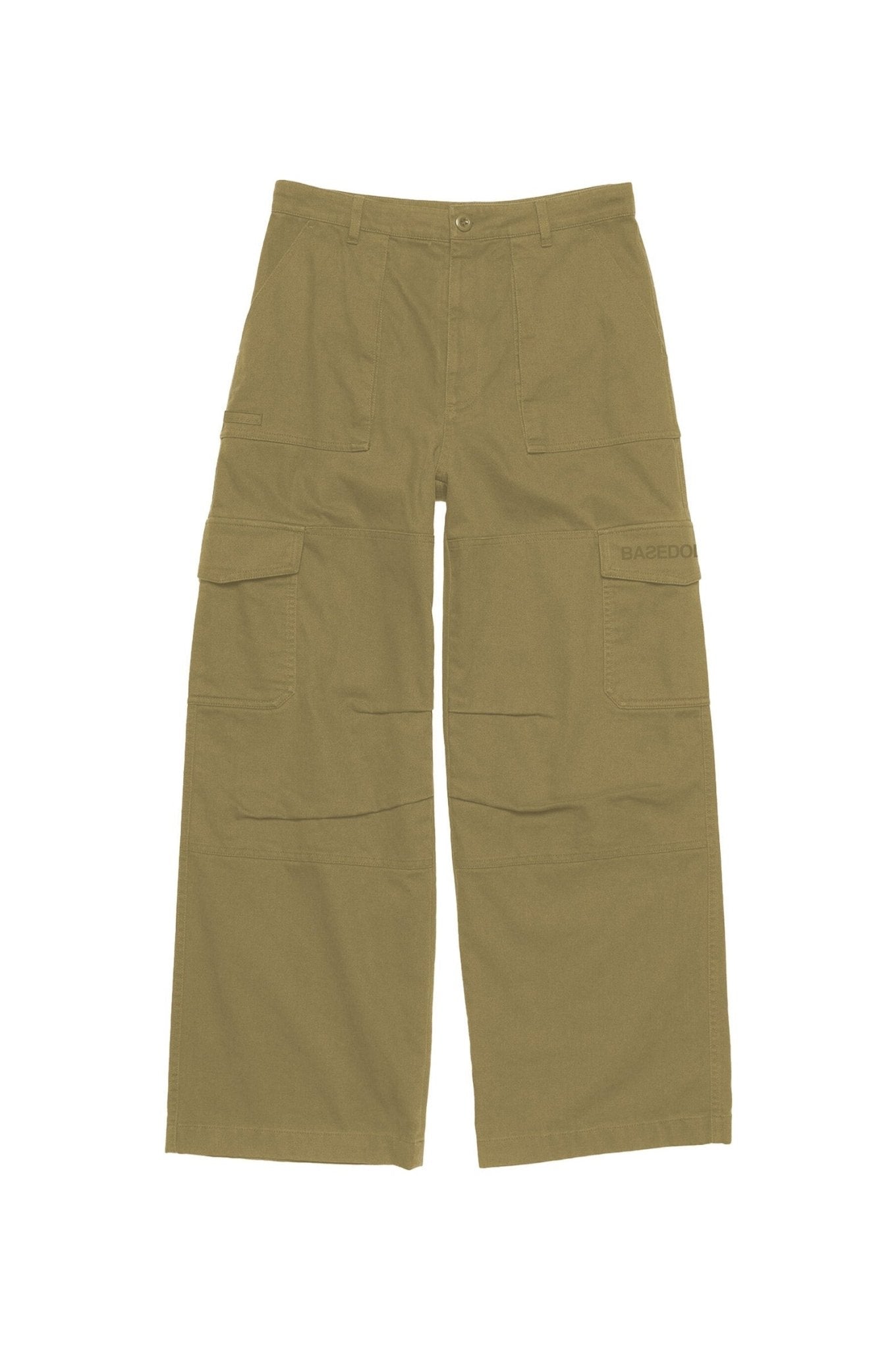 Cargo Pants “DE LA RUE À LA RUE” TheBasic Green - BASEDODICI®