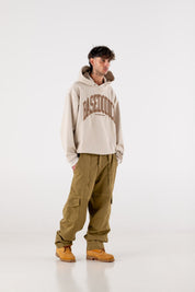 Cargo Pants “DE LA RUE À LA RUE” TheBasic Green - BASEDODICI®