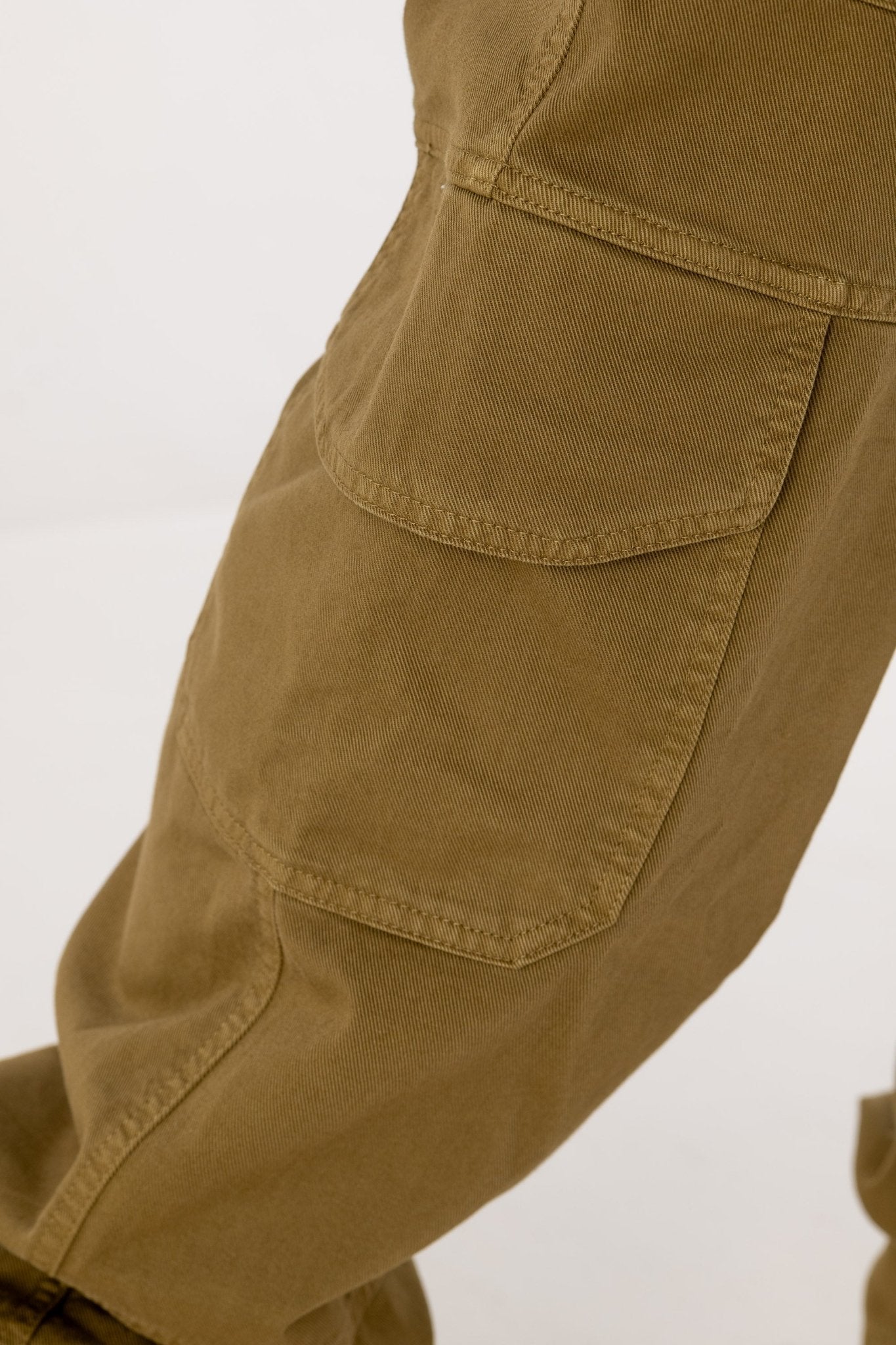 Cargo Pants “DE LA RUE À LA RUE” TheBasic Green - BASEDODICI®