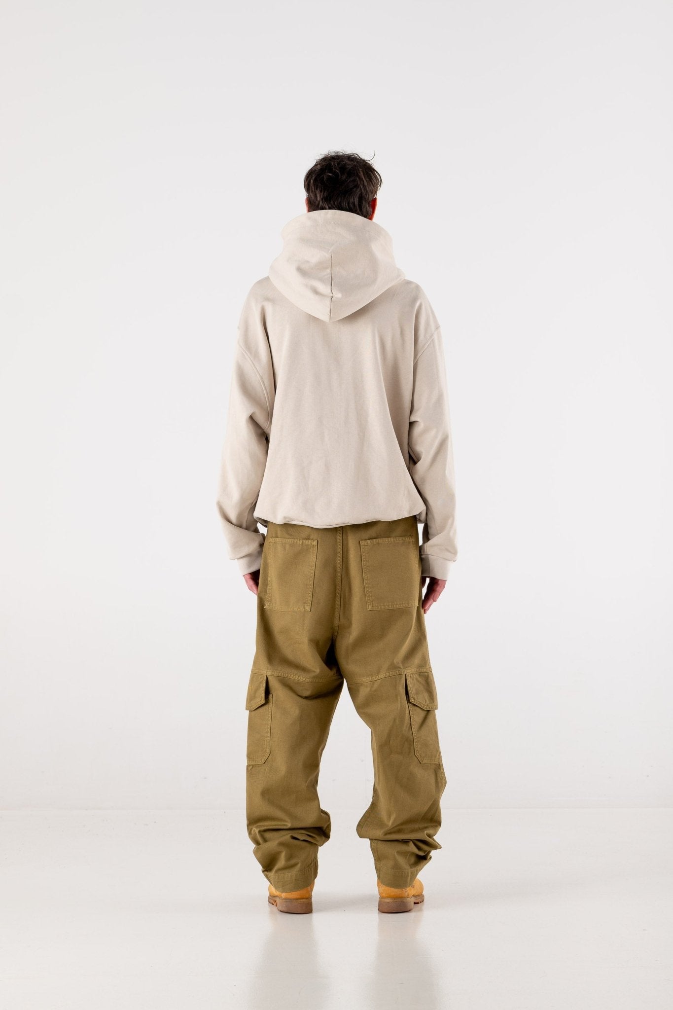 Cargo Pants “DE LA RUE À LA RUE” TheBasic Green - BASEDODICI®