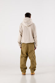 Cargo Pants “DE LA RUE À LA RUE” TheBasic Green - BASEDODICI®