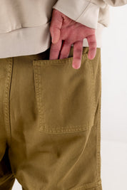 Cargo Pants “DE LA RUE À LA RUE” TheBasic Green - BASEDODICI®