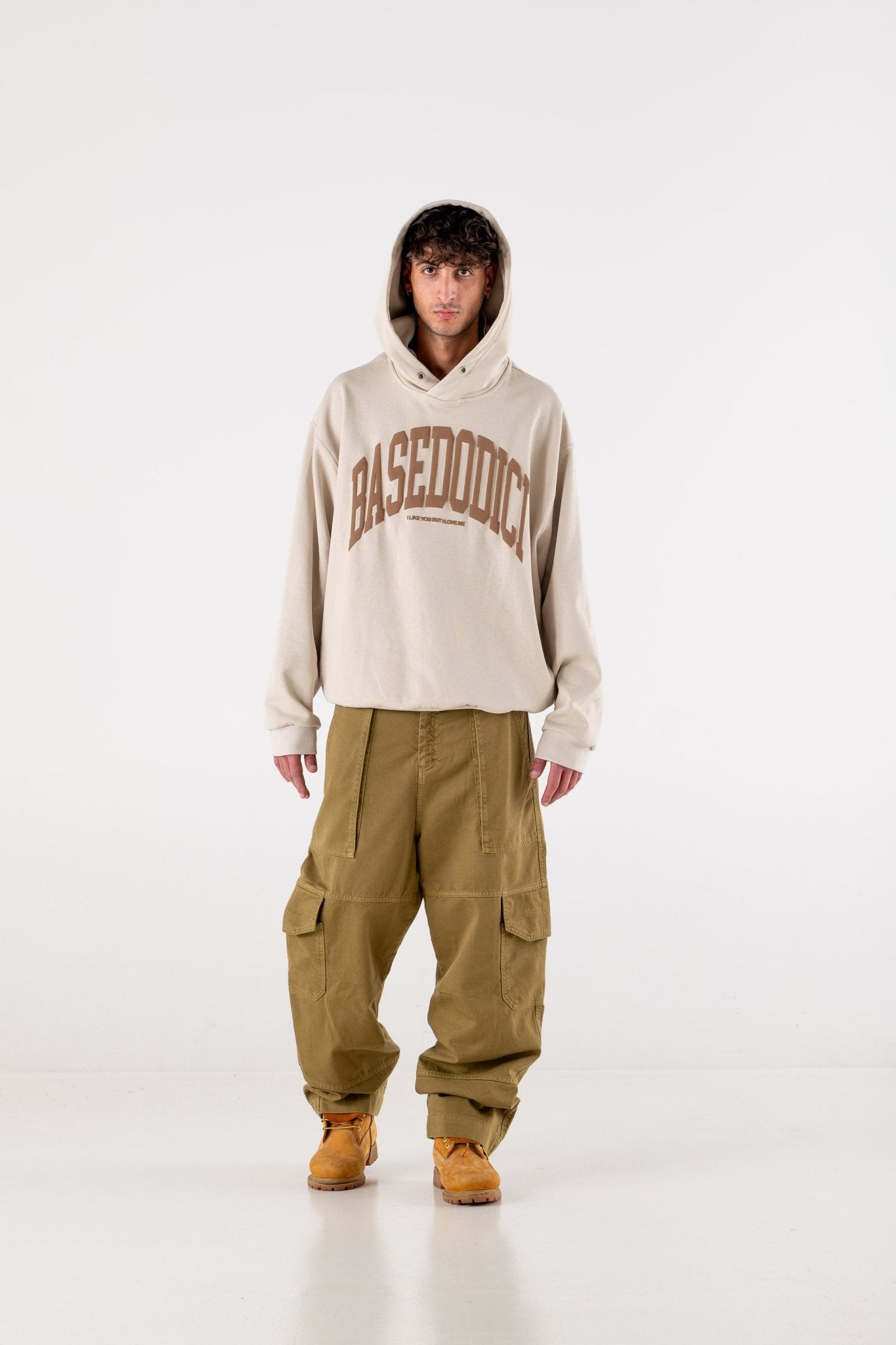 Cargo Pants “DE LA RUE À LA RUE” TheBasic Green - BASEDODICI®