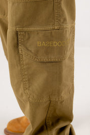 Cargo Pants “DE LA RUE À LA RUE” TheBasic Green - BASEDODICI®