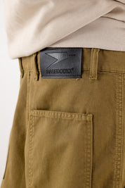 Cargo Pants “DE LA RUE À LA RUE” TheBasic Green - BASEDODICI®
