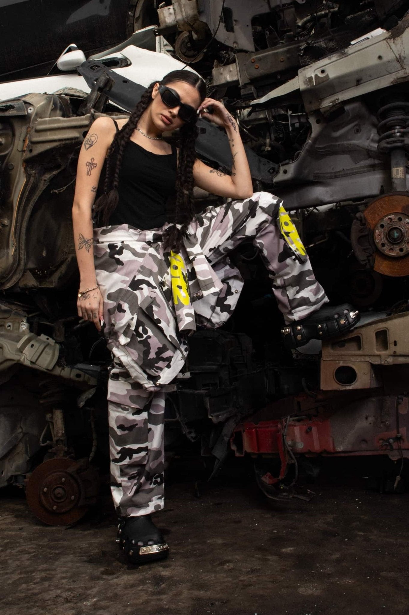 Cargo Pants “THECRUISE” Camo/Pink - BASEDODICI®
