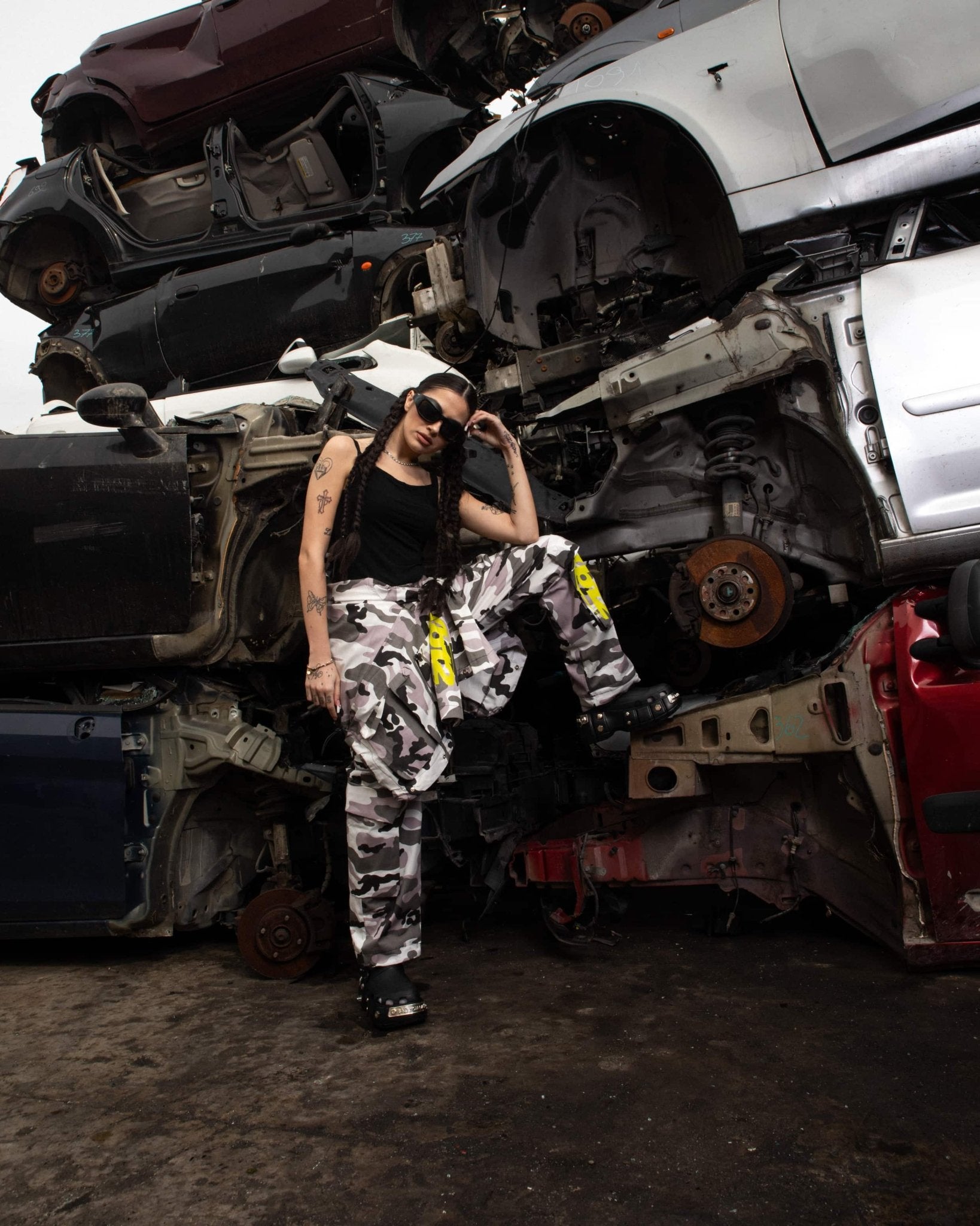 Cargo Pants “THECRUISE” Camo/Pink - BASEDODICI®