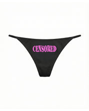 Thong "DIVA" Censored Black