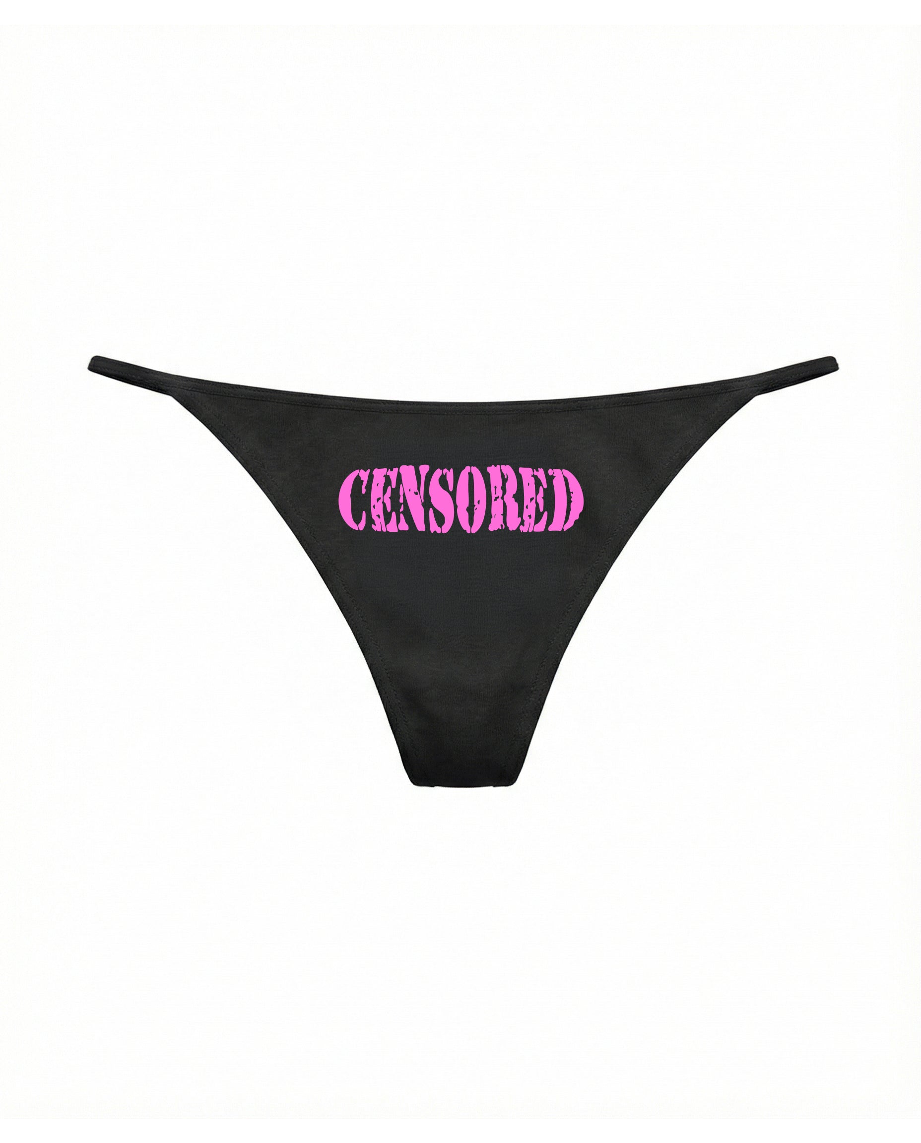 Thong "DIVA" Censored Black