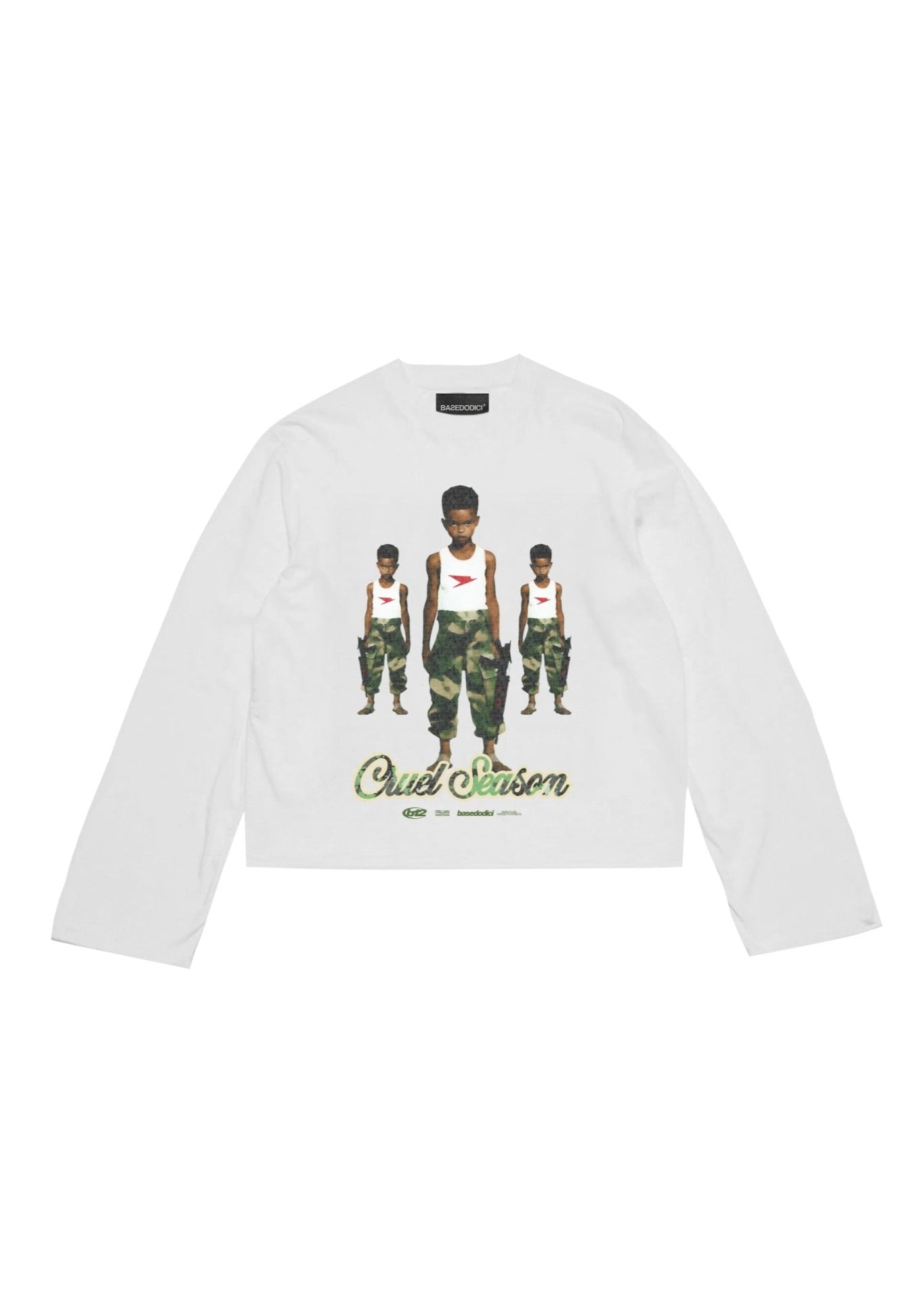 Crewneck "CRUEL SEASON" Cruel White - BASEDODICI®