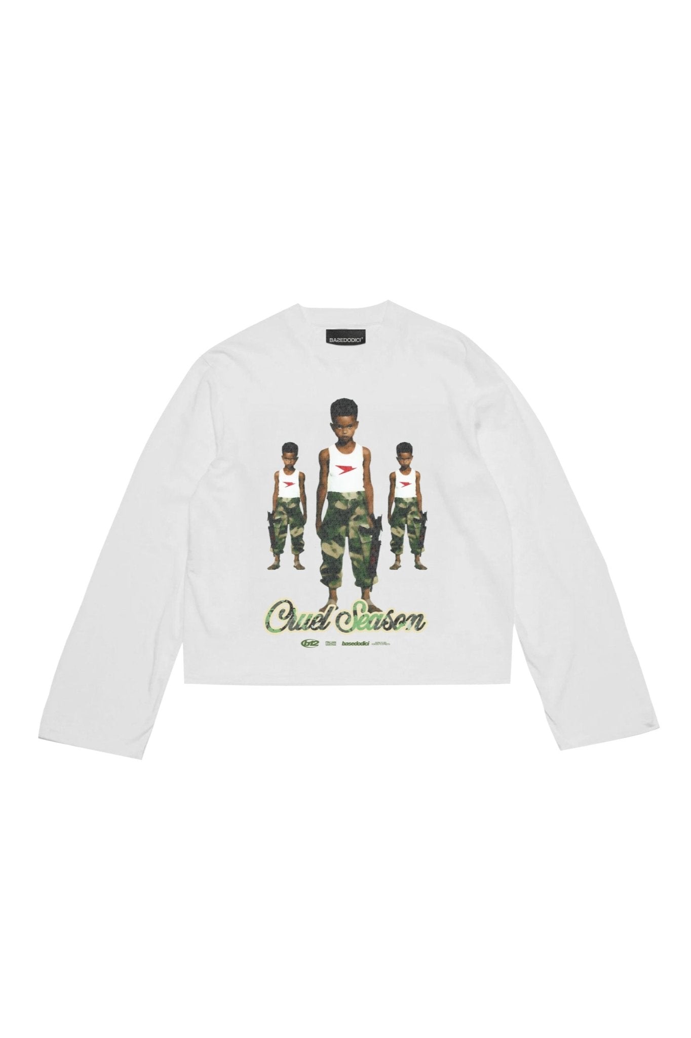 Crewneck "CRUEL SEASON" Cruel White - BASEDODICI®