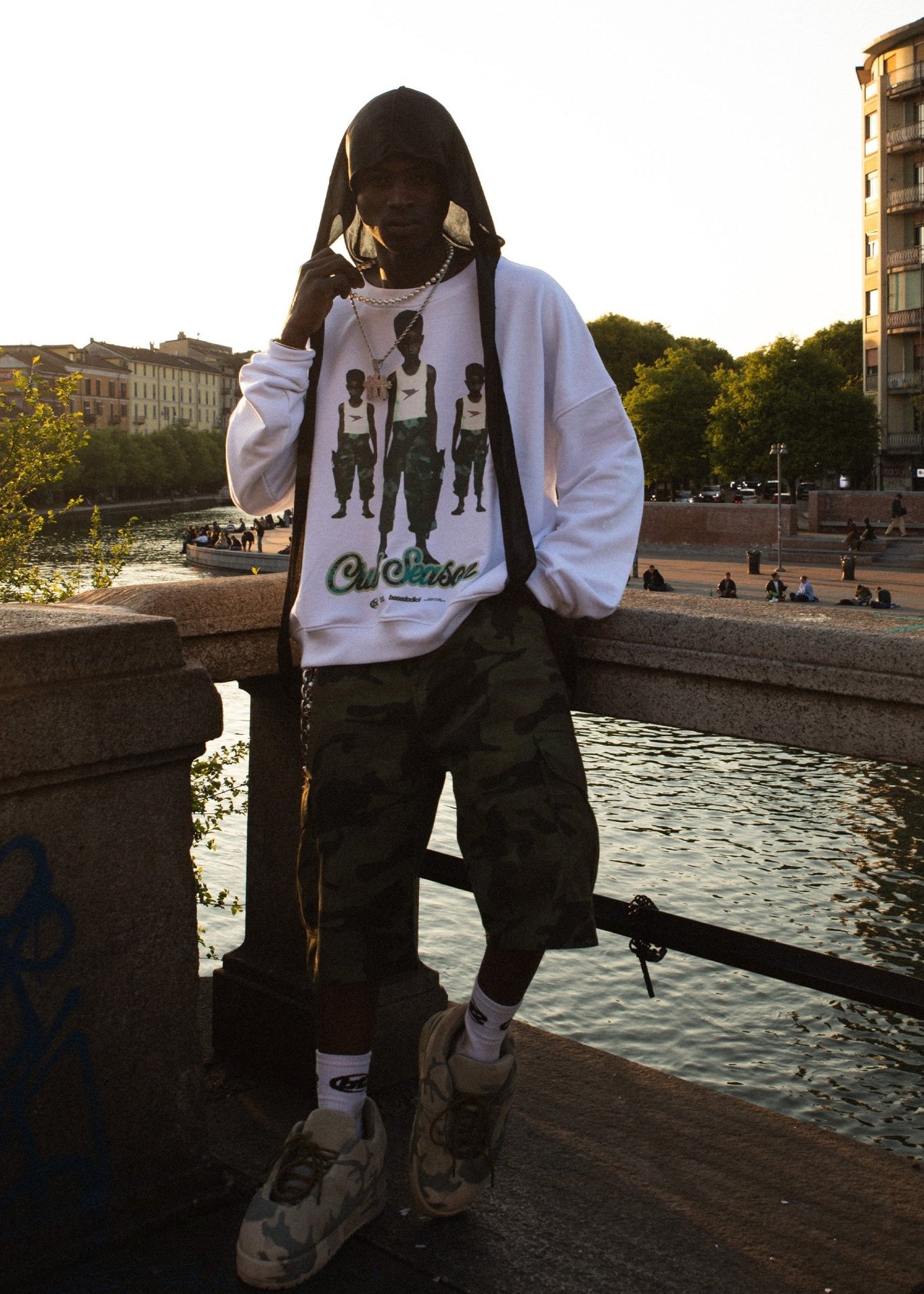 Crewneck "CRUEL SEASON" Cruel White - BASEDODICI®