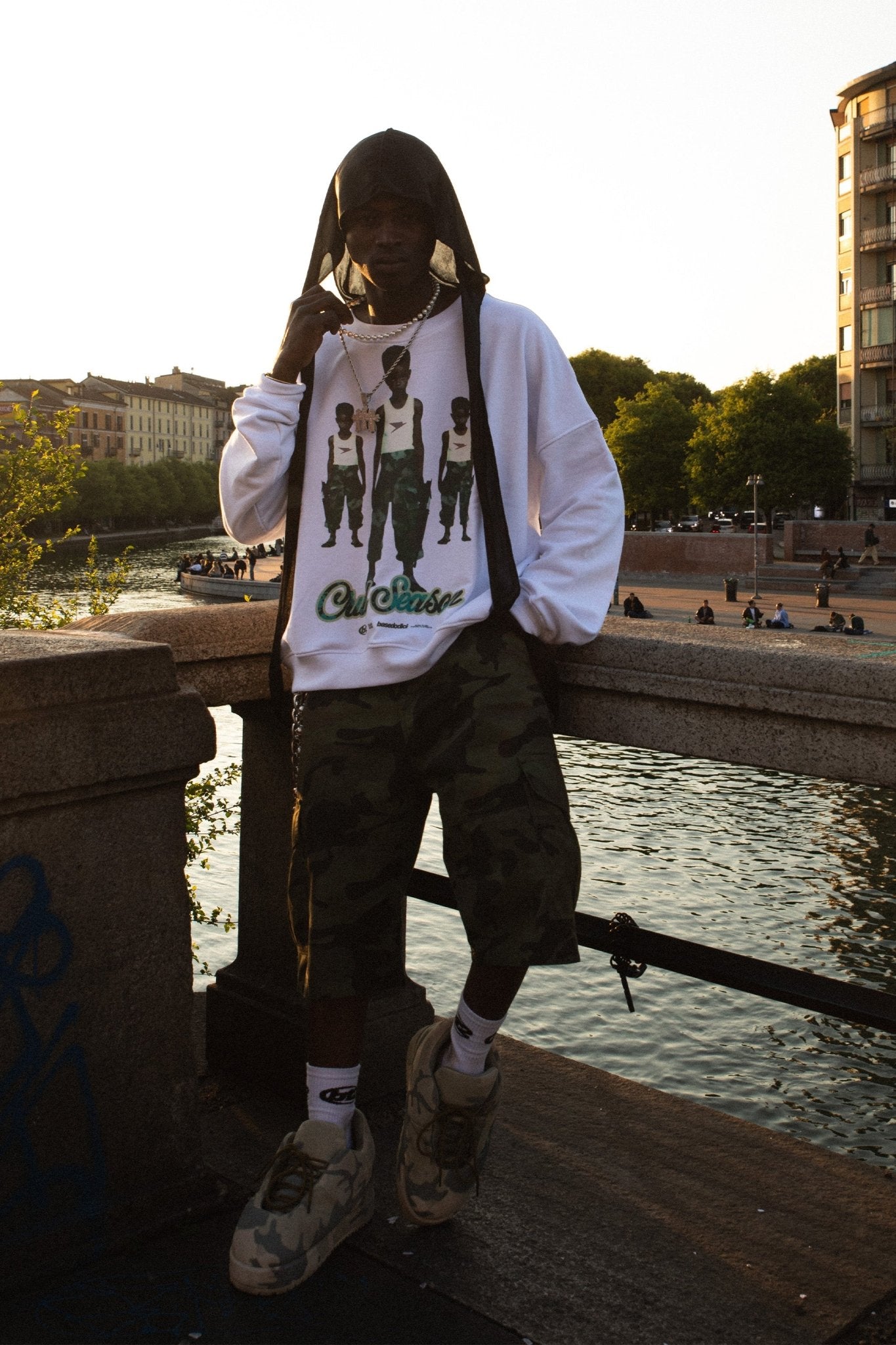 Crewneck "CRUEL SEASON" Cruel White - BASEDODICI®