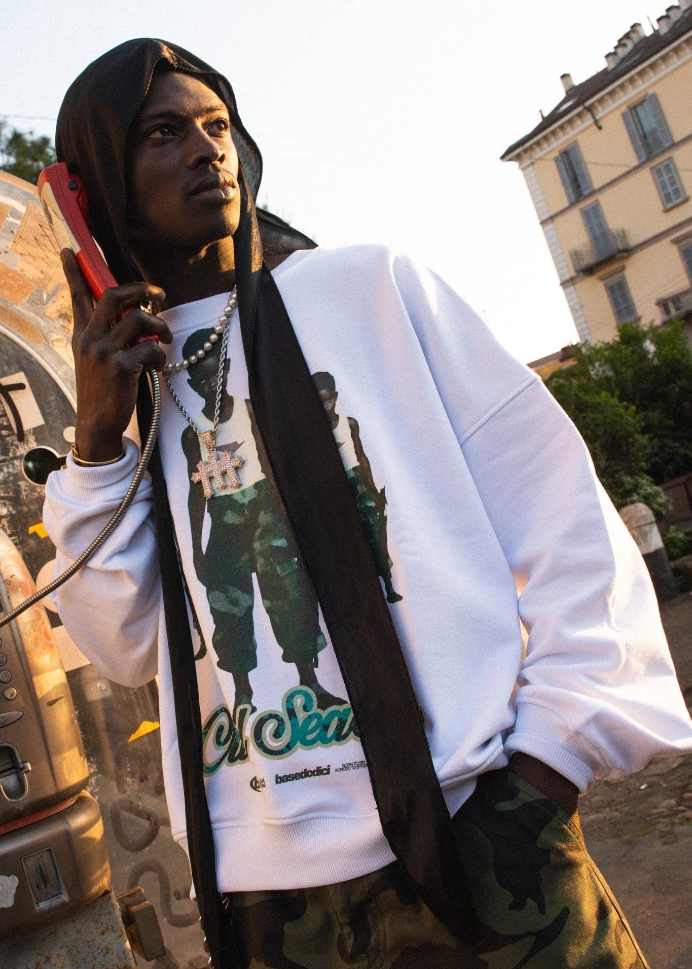 Crewneck "CRUEL SEASON" Cruel White - BASEDODICI®