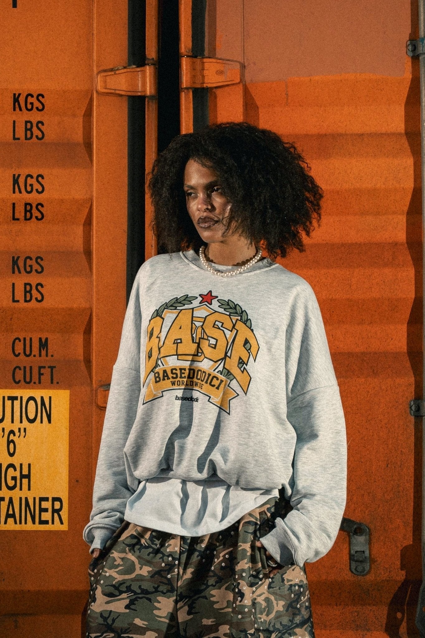 Crewneck "LAST DELIVERY" University AshGrey - BASEDODICI®