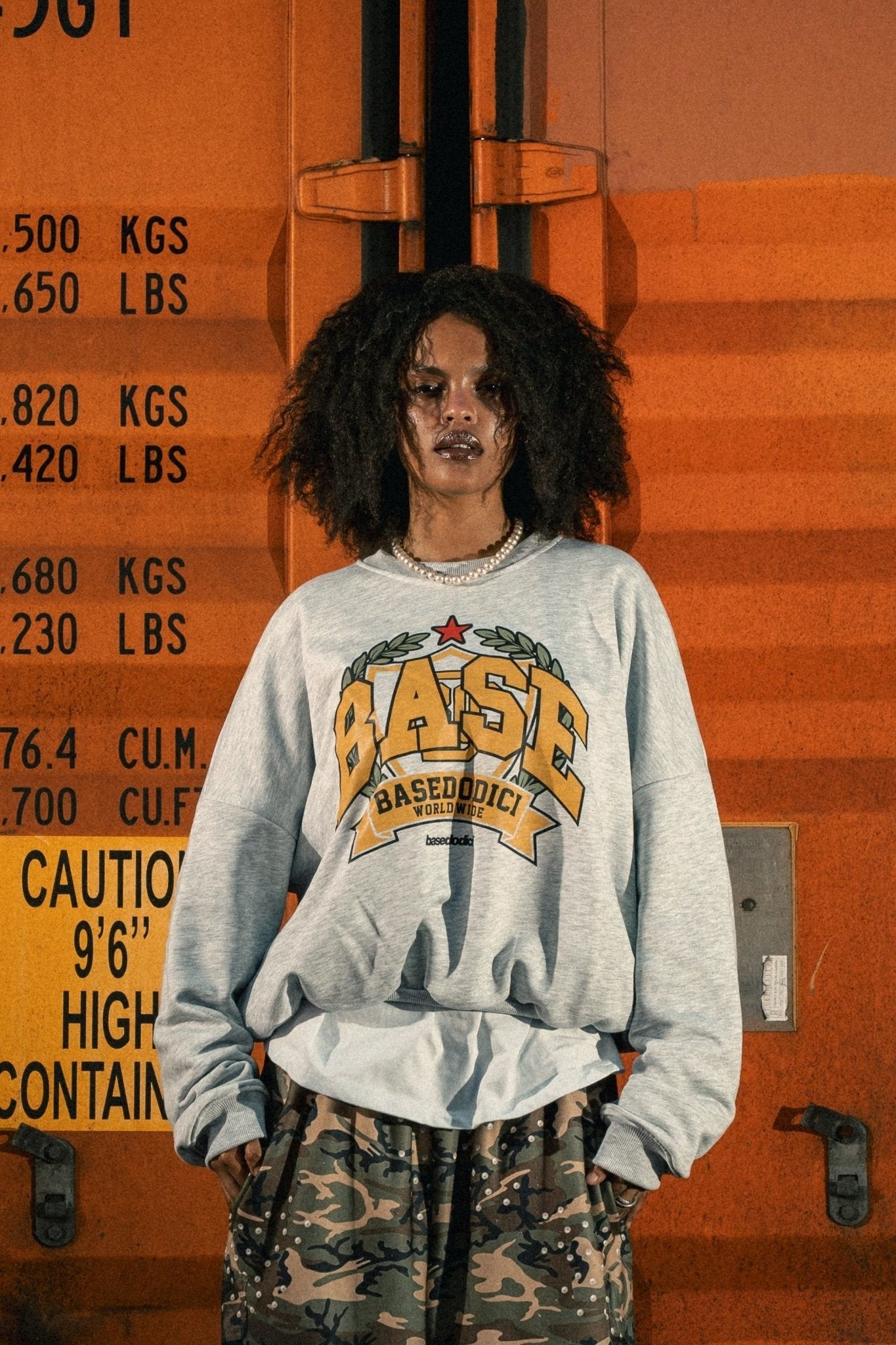 Crewneck "LAST DELIVERY" University AshGrey - BASEDODICI®