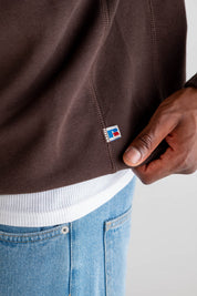 Crewneck “RUSSELLxBASEDODICI" Hometown Brown - BASEDODICI®