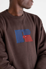 Crewneck “RUSSELLxBASEDODICI" Hometown Brown - BASEDODICI®