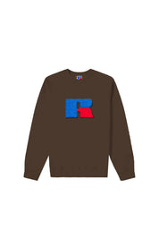 Crewneck “RUSSELLxBASEDODICI" Hometown Brown - BASEDODICI®