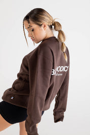 Crewneck “RUSSELLxBASEDODICI" Hometown Brown - BASEDODICI®